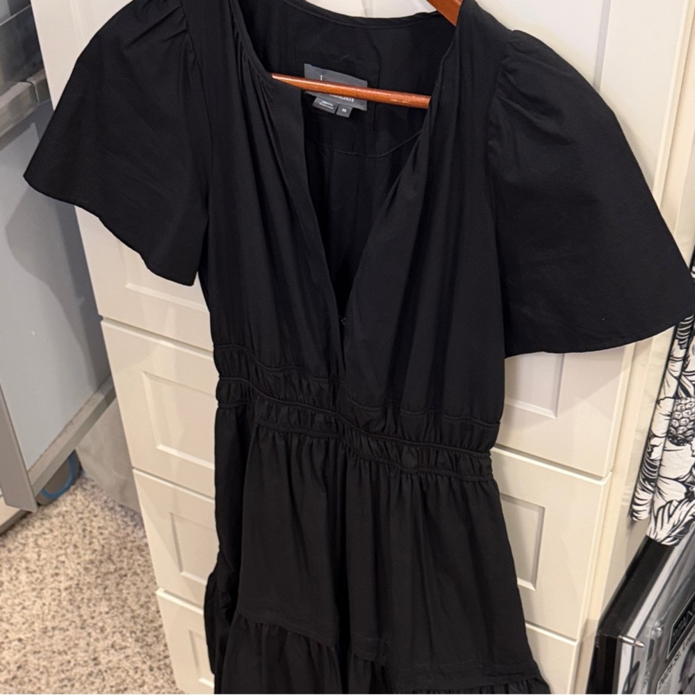 Anthropologie classic black dress